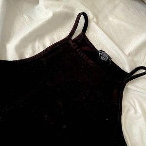 Black Tank w/ Rainbow Stripes on Side - Size Medium